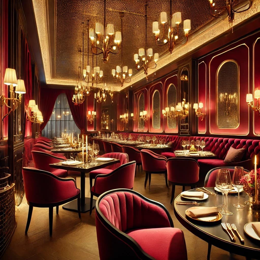 A luxurious fine dining