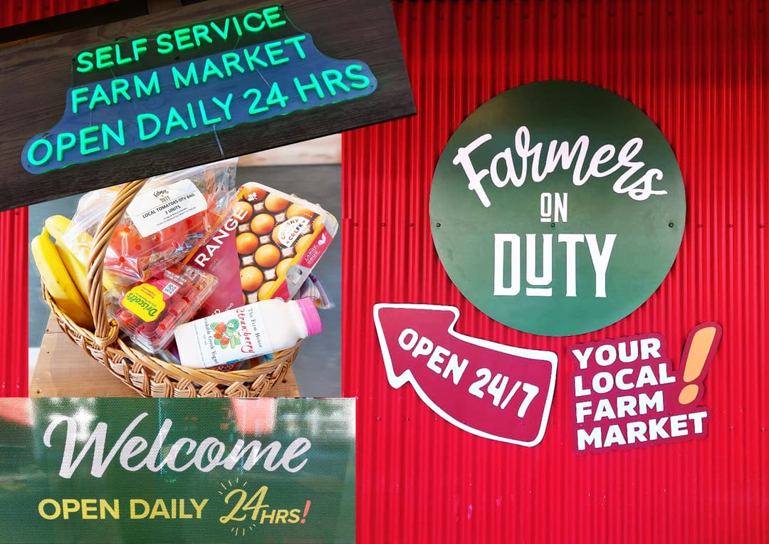 Self Service-Farm Market-Open Daily 24 hrs